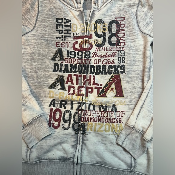 Arizona Diamond Backs Gear For Sports Gray Hoodie with Graphic Print - Picture 2 of 3